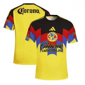 Adidas Soccar Yellow and Black Club America 25/26 Home Jersey